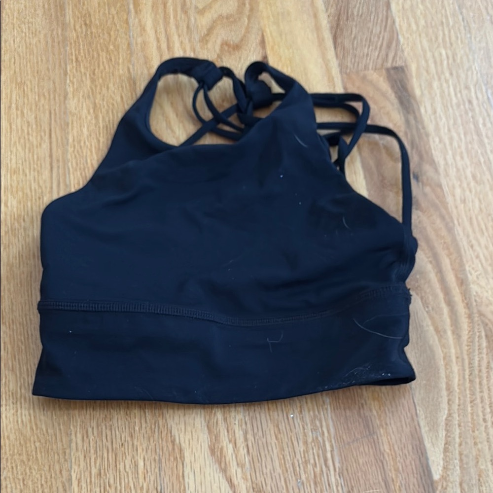 Lululemon Black Sports Bra with Wide Straps